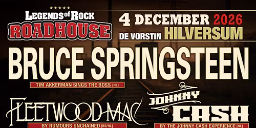 Legends of Rock ROADHOUSE - American Roots Edition | De Vorstin