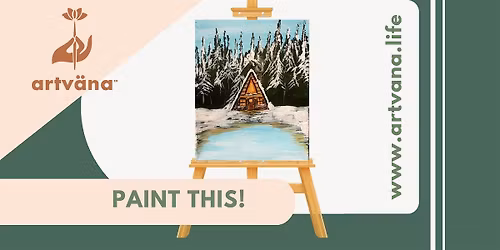 Artvana Holiday Paint & Sip Class at The Bus Stop Olympia January 2026