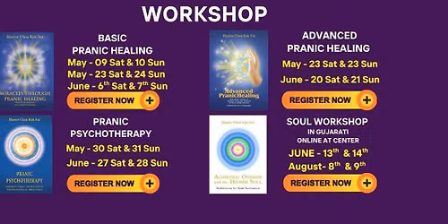 Learn Basic, Advance , Psychotherapy Pranic Healing 