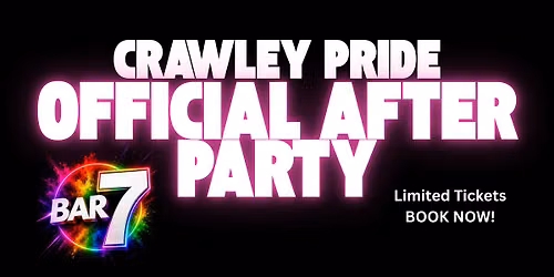Official Crawley Pride After Party