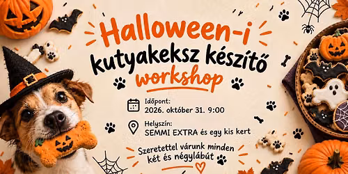 Halloween-i KUTYAKEKSZ K\u00c9SZ\u00cdT\u0150 WORKSHOP