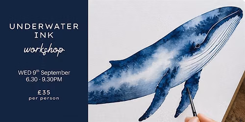 Art Workshop - Ink Underwater Theme - Southampton