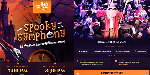 SPOOKY SYMPHONY - Halloween at the Moss Center