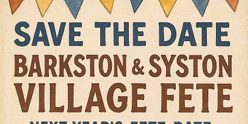 Barkston & Syston Village Fete