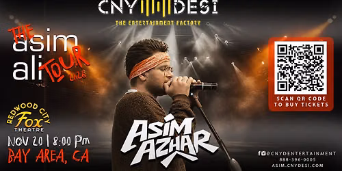 Asim Azhar Live in Bay Area
