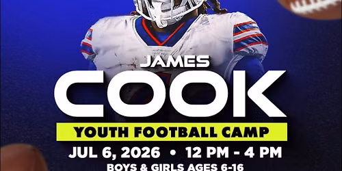 James Cook Youth Football Camp