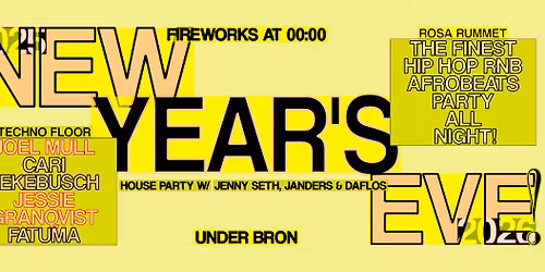 \u2606New Year's Eve at Under Bron\u2606
