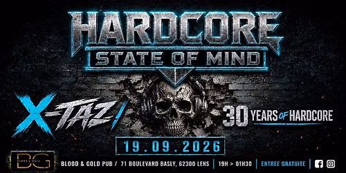 HARDCORE STATE OF MIND "X-Taz \/ 30 Years Of Hardcore"