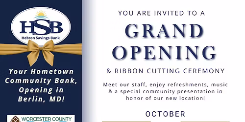 Hebron Savings Bank Ribbon Cutting