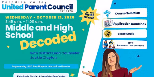 October Meeting & Middle & High School Decoded