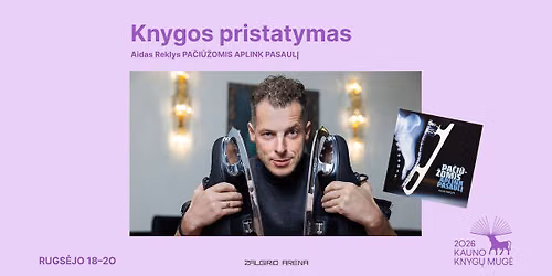 Aido Reklio knygos \u201ePa\u010di\u016b\u017eomis aplink pasaul\u012f\u201c pristatymas