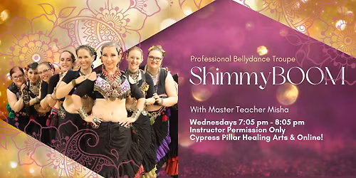 ShimmyBOOM Bellydance Troupe Practice (instructor permission only)