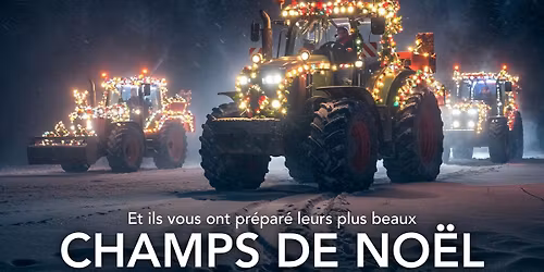 D\u00e9fil\u00e9 de tracteurs illumin\u00e9s