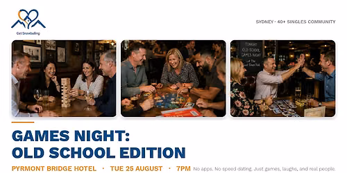 Games Night: Old School Edition - Singles 40+