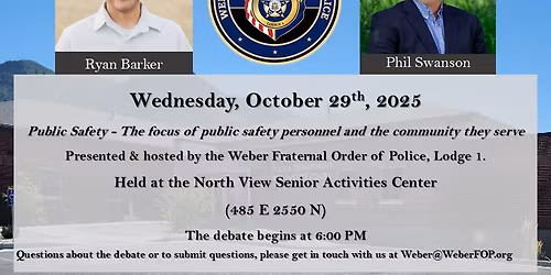 2025 North Ogden City Mayoral Debate