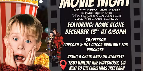 Outdoor Movie Night at County Line Farm