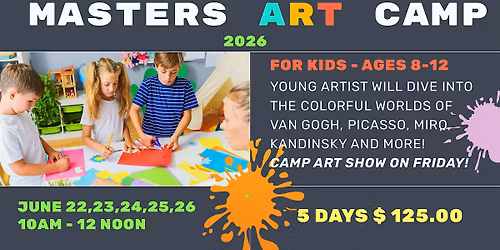 Kids Masters Art Camp