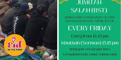 Jumu'ah Prayers (BST)