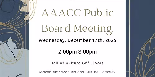 AAACC Public Board Meeting