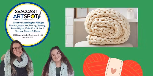 Chunky Knitting! Make a scarf or start a blanket! $42