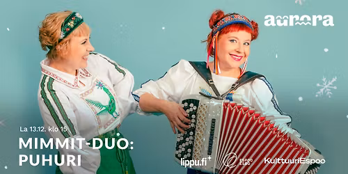 Mimmit-duo: Puhuri -joulukonsertti