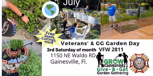 Veterans\u2019 & GG Garden Day 18th July