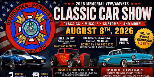 Memorial Classic Car Show!