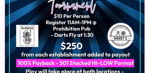 2nd Annual Queens Dart Tournament