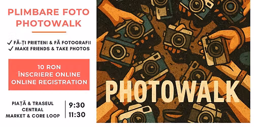\ud83d\udcf8 \u00cent\u00e2lniri \u00eentre prieteni & plimbare pentru fotografii \/ Make friends & Photowalk Meetup