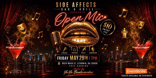 Open Mic at Side Affects Bar & Grill