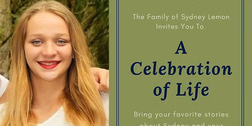 Celebration of Life for Sydney Lemon