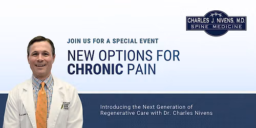 New Options for Chronic Pain with Dr. Charles Nivens & Genesis Regenerative