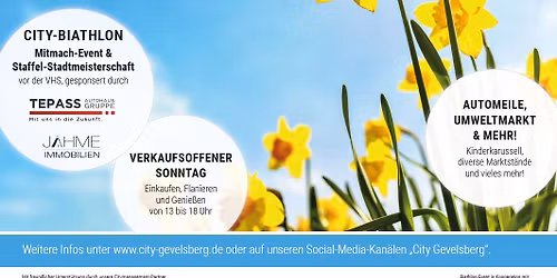 Gevelsberger Frühling mit verkaufsoffenem Sonntag