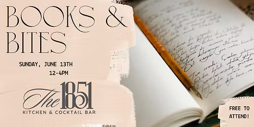 Books & Bites: a Local Author Signing Event