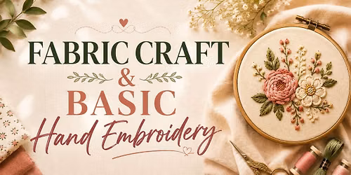 Fabric Craft & Basic Hand Embroidery