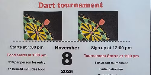 Michael's Benefit Dart Tournament 