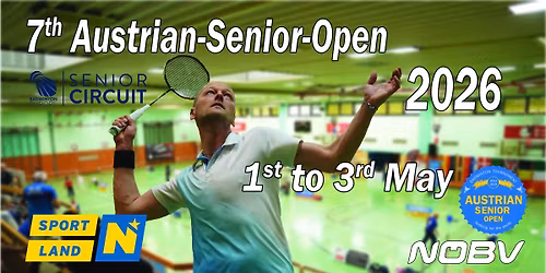 7. Austrian Senior Open 2026 - sponsored by VICTOR Austria