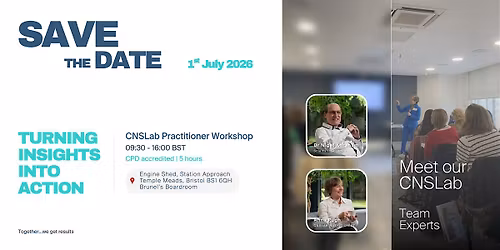 Turning Insights Into Action: CNSLab Practitioner Workshop