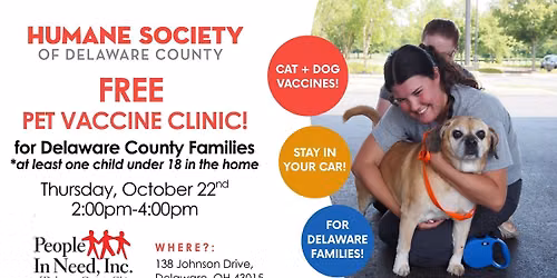 HSDC Free Pet Vaccine Clinic with People in Need