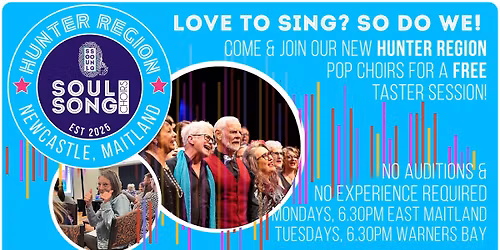 Pop Choir Rehearsal Hunter Region - Hunter Valley