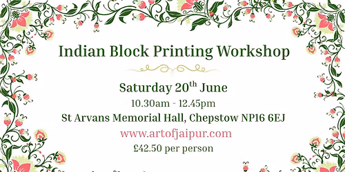 Indian Block Printing Workshop