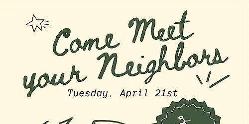 DI Resident Social - Meet your Neighbor