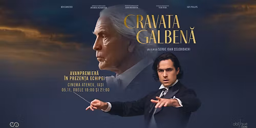 Avanpremier\u0103 CRAVATA GALBEN\u0102