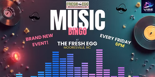 Music Bingo @The Fresh Egg, Mooresville Nc