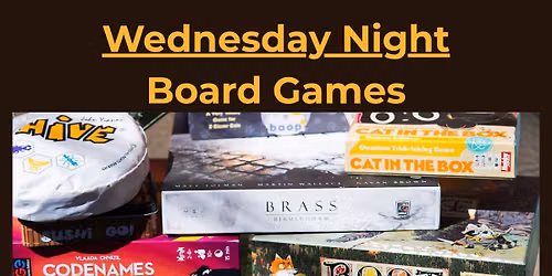 Board Game Nights - Wednesdays at Common Lands