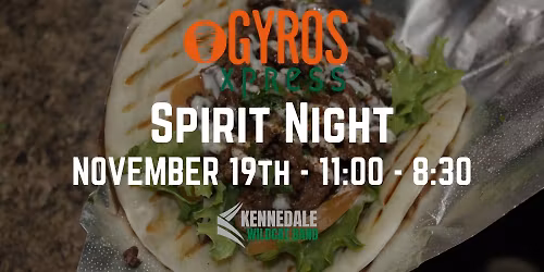 Gyros Express Spirit Night