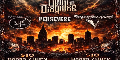 WE RISE WE FALL Concrete Jungle Tour with DEVIL IN DISGUISE\/ KINGS FALLEN\/ PERSEVERE\/FORGOTTEN ASHES