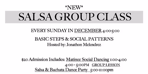 SALSA GROUP LESSONS