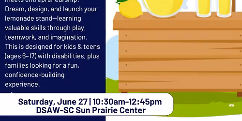 Lemonade Stand Workshop: Build Your First Business: