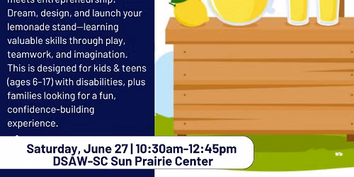 Lemonade Stand Workshop: Build Your First Business: